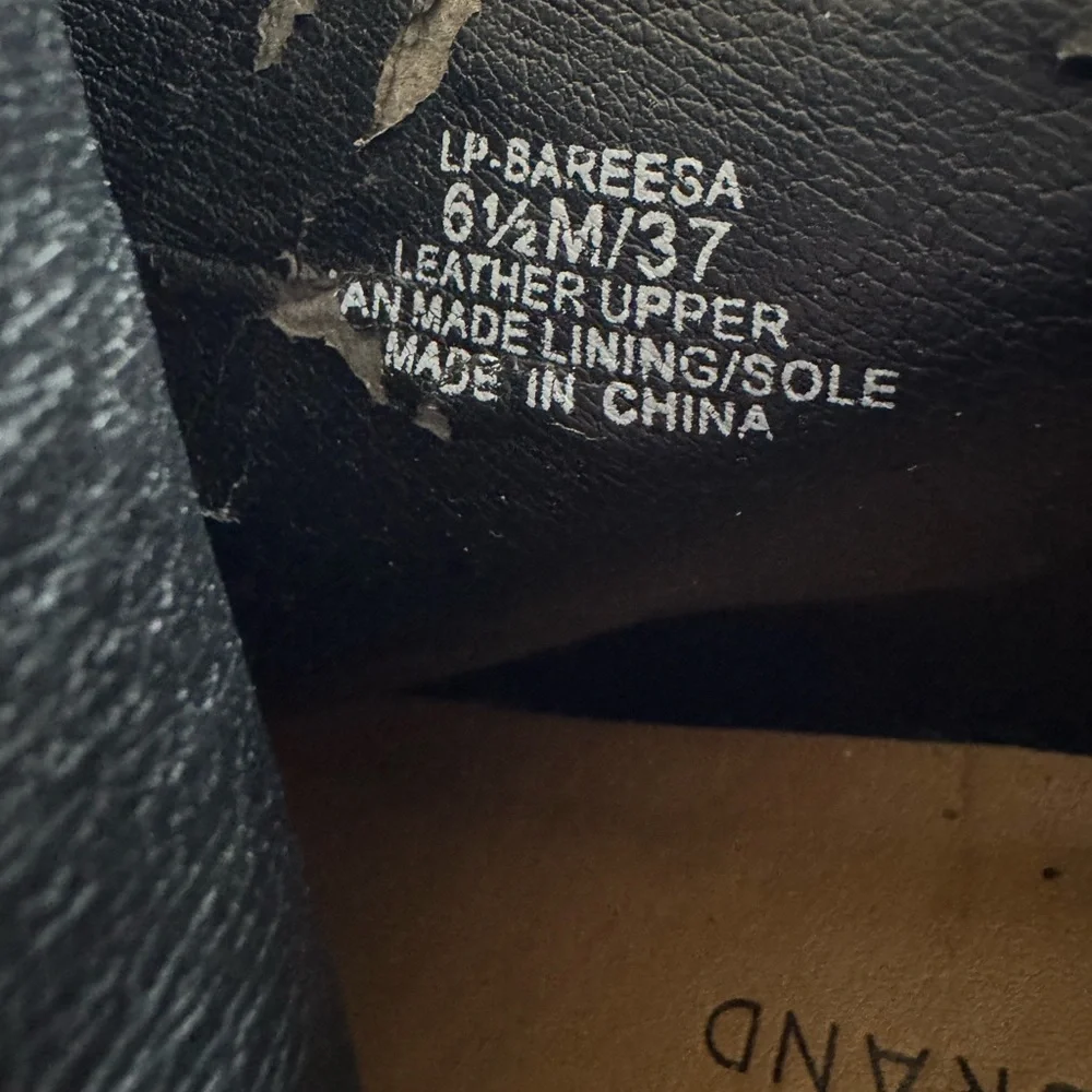 Lucky Brand Black Suede Ankle Boots